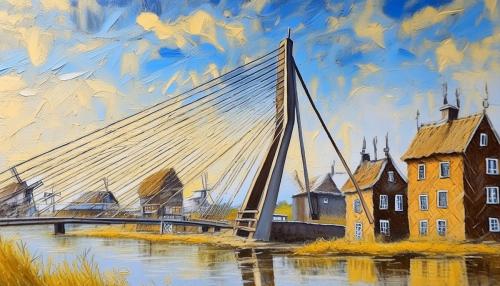 Erasmusbrug schilderij